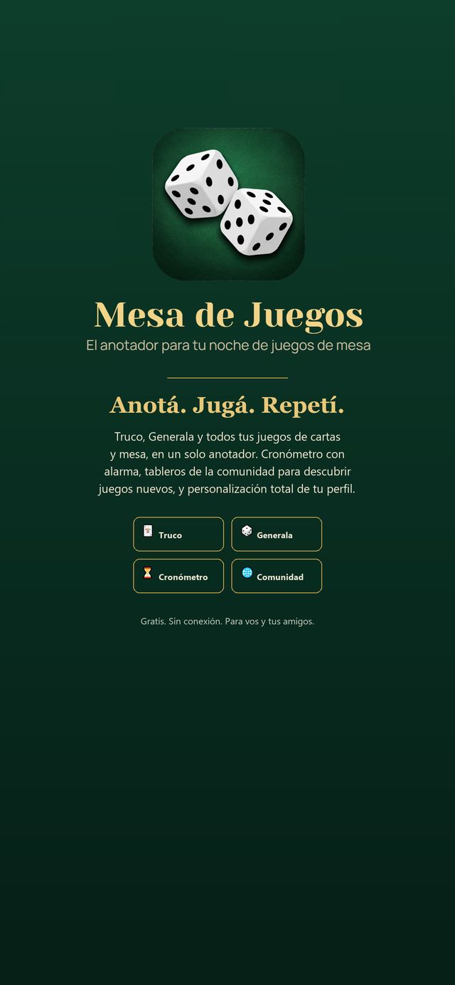 Mesa de Juegos